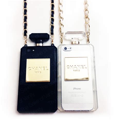 chanel perfume bottle phone case|chanel phone bag with chain.